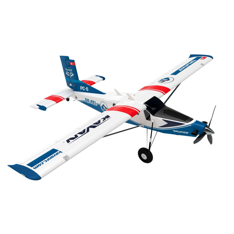 Aeromobili Kavan Pilatus PC-6 Porter 1,5m PNP - blu