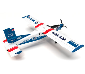 Aeromobili Kavan Pilatus PC-6 Porter 1,5m PNP - blu