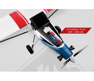 Aeromobili Kavan Pilatus PC-6 Porter 1,5m PNP - blu