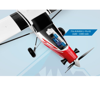 Aeromobili Kavan Pilatus PC-6 Porter 1,5m PNP - Rosso