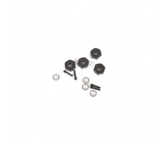 AXIAL AXI232018 12mm Hex, Screw Shaft & Spacer (4): UTB