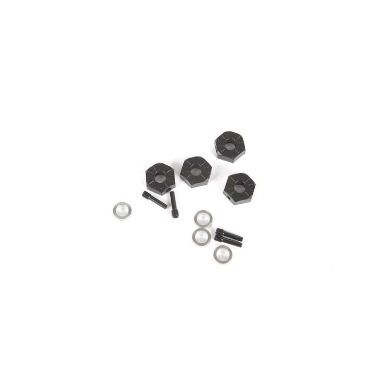 AXIAL AXI232018 12mm Hex, Screw Shaft & Spacer (4): UTB