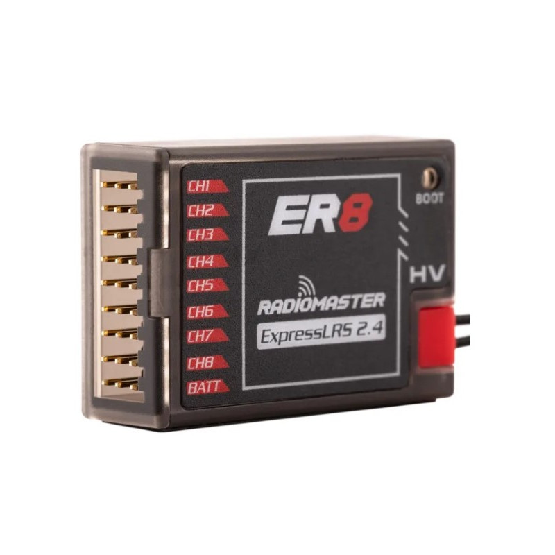 RadioMaster ER8 2.4 GHz PWM ExpressLRS 8-channel receiver