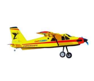 Aeronautica OMPHOBBY Bushmaster Rosso/Giallo circa 1,66 m PNP