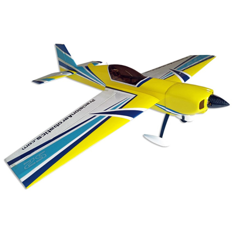 Flugzeug Precision Aerobatics Katana 52 Gelb/Weiß ARF ca.1.32m