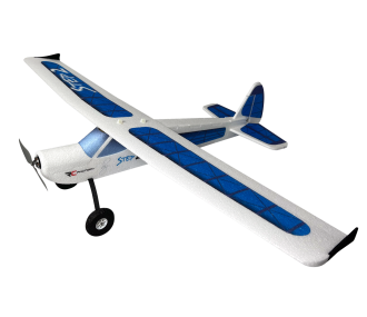 Avion RC Factory STEP 2 Bleu env.1.14m