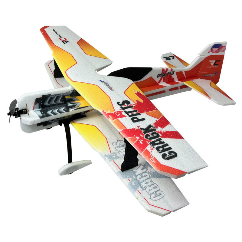 RC Plane Factory Crack Pitts XL Yellow approx. 1.00m