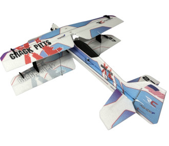 Avion RC Factory Crack Pitts XL Bleu env. 1.00m