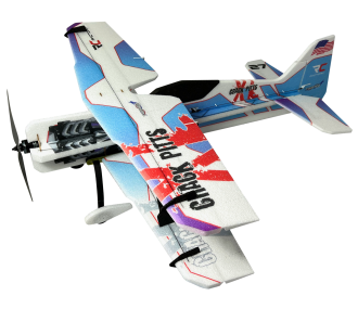 Avion RC Factory Crack Pitts XL Bleu env. 1.00m