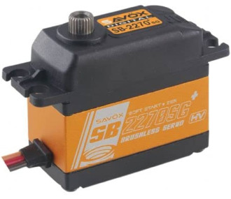 Servo numérique standard Savox SB-2270SG+ Brushless (69g, 32kg.cm, 0.12s/60°)