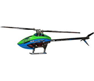 Helicoptère Goosky S2 Bleu/Vert Standard RTF version MODE 1