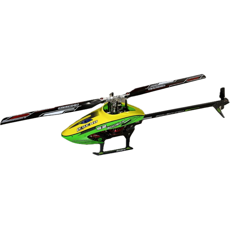 Helicóptero Goosky S2 Verde/Amarillo Versión estándar BNF