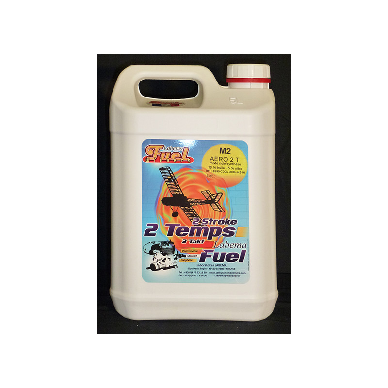 Aero fuel M2 5l. semi-synthetic 5% nitro /18% Labema oil