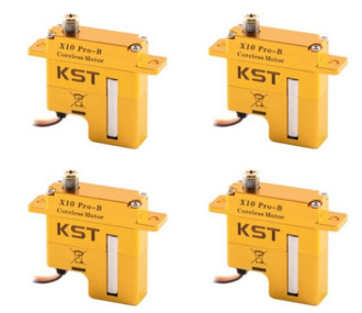 Confezione 4 x servo ala KST X10 PRO-B ( 25g, 11,5kg.cm, 0,10/60°)