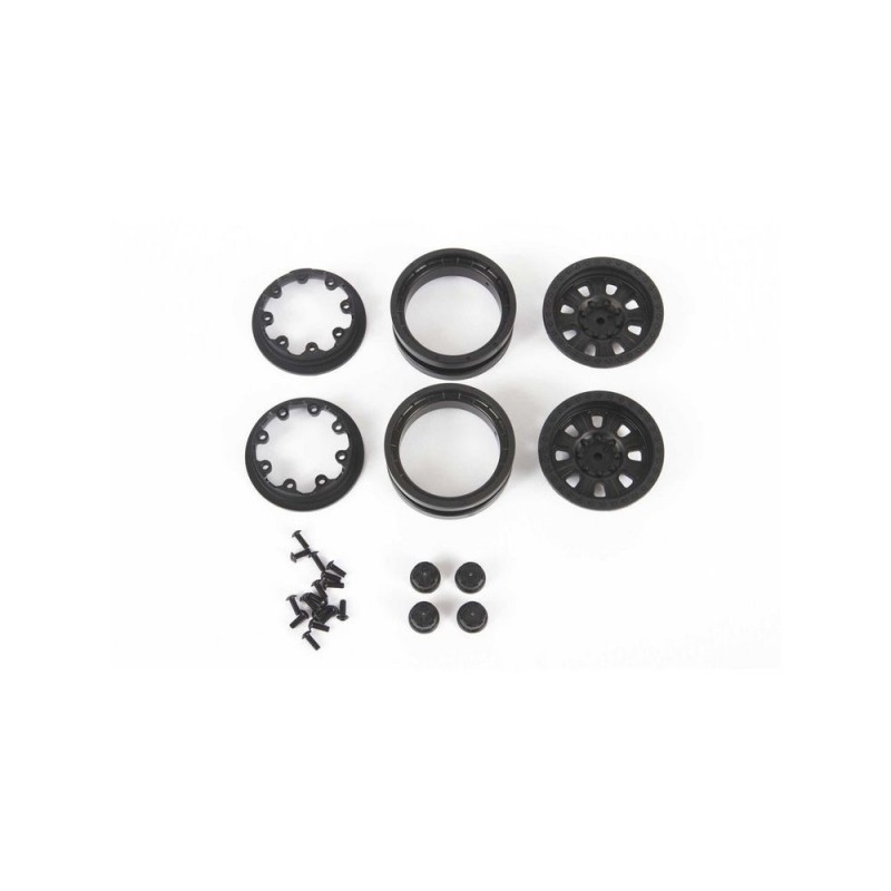 AXIAL AXI43004 1.9 3pc. Raceline Monster Beadlock Wheels Blk (2)