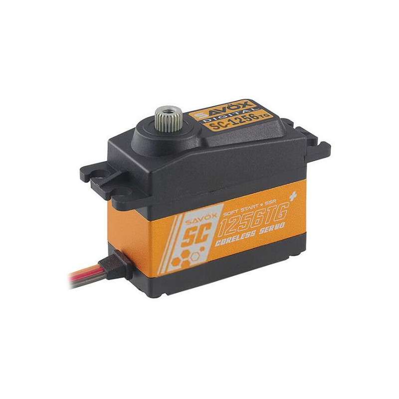 Savox SC-1256TG servo digital estándar de titanio (52g, 20kg.cm, 0.15s/60°)