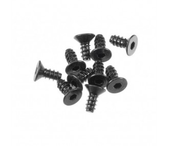 AXIAL AXA0412 EsagonoScktTapping Flat Hd M2.6x6mm Nero (10)