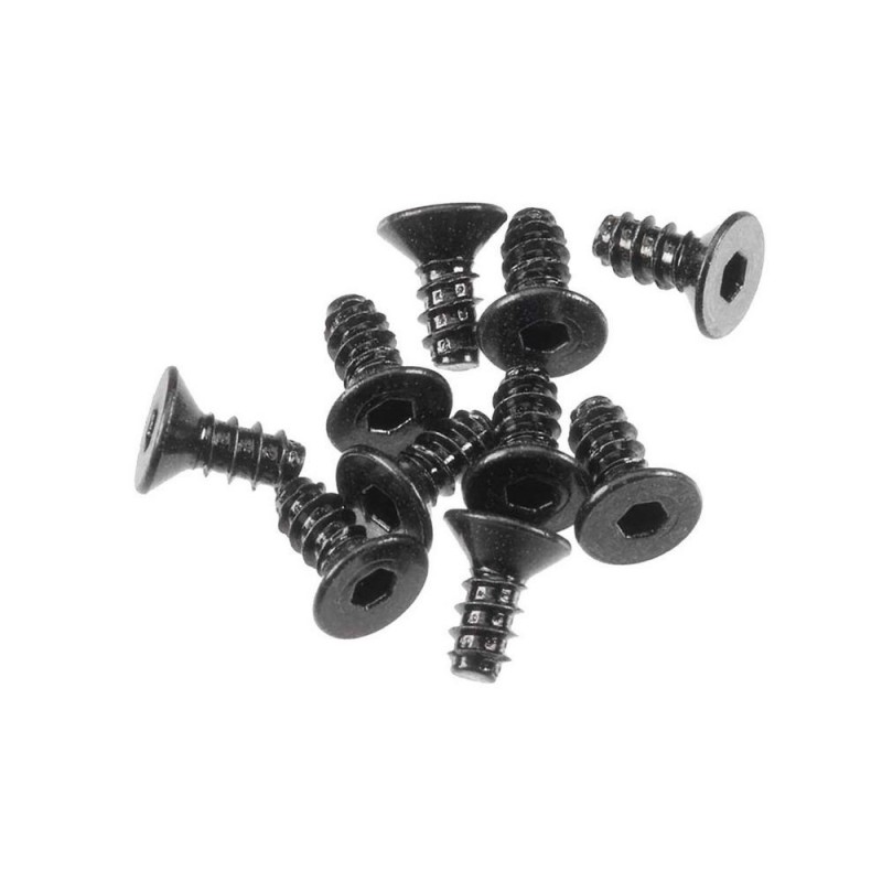 AXIAL AXA0412 EsagonoScktTapping Flat Hd M2.6x6mm Nero (10)