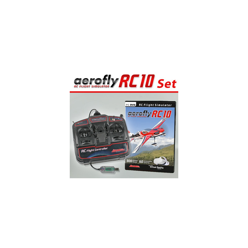 Simulateur Aerofly RC10 + Game commander Mode 2