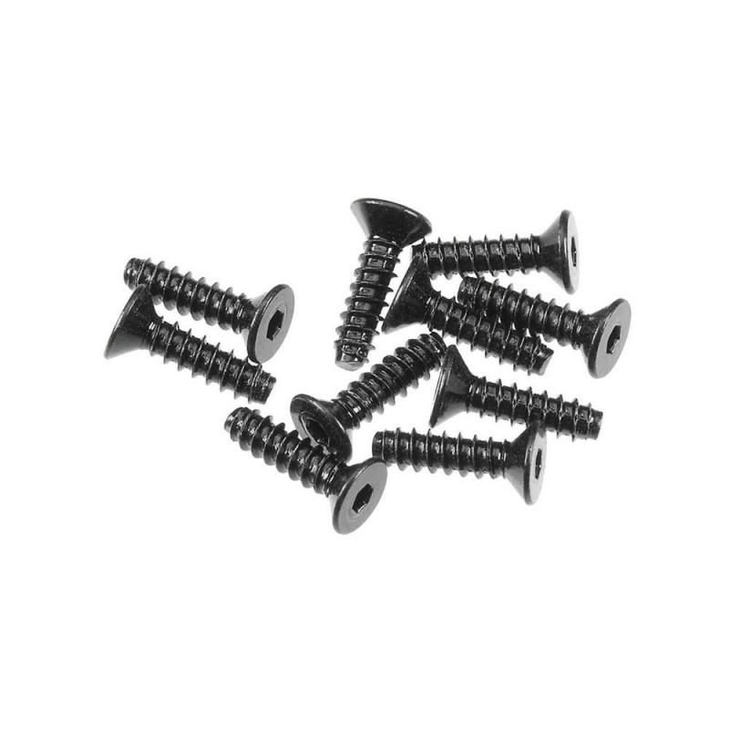 AXIAL AXA0414 Esagono filettato piatto dorato M2,6x10mm nero (10)