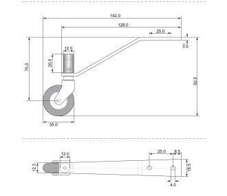 Alu. Anodized Tail Gear Sets Up To 60cc