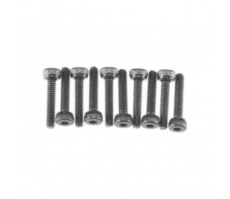 AXIAL AXA015 Cabeza cilíndrica M2x10mm Óxido negro (10)