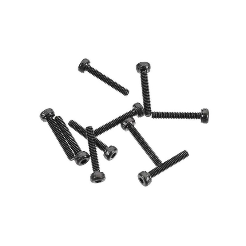 AXIAL AXA016 Cabeza cilíndrica M2x12mm Óxido negro (10)