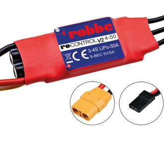 Controleur Brushless Robbe RO-Control4 50A V2 2-4S BEC 5V/5A