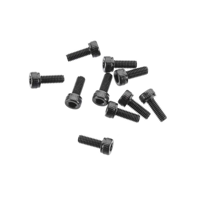 AXIAL AXA084 Cabeza cilíndrica M3x8mm Óxido negro (10)