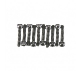 AXIAL AXA087 Cabeza cilíndrica M3x16mm Óxido negro (10)