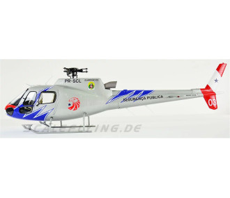 Fuselage Helicoptere Taille 600 - AS350  Helicoptère Bresilien -Version KIT