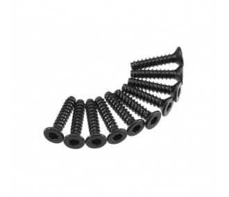 AXIAL AXA1260 Hex Socket Flat Head Screw M2.5x12mm (10)