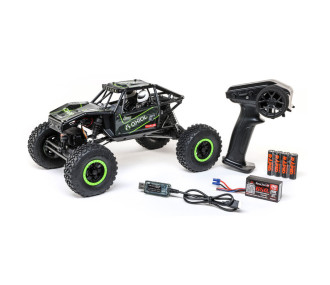 Axial Capra 1/18 4WD Unlimited Trail Buggy RTR, Negro