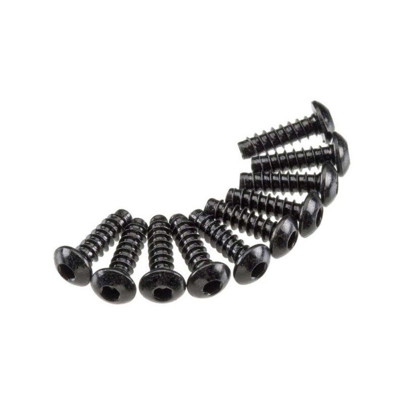 AXIAL AXA435 Hex Tap Button Head M3x10mm Black (10)