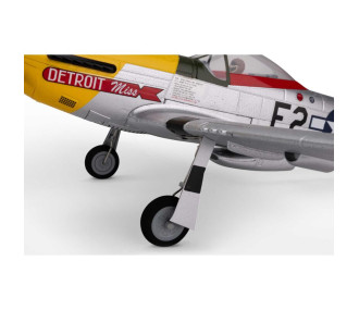 UMX P-51D Mustang "Detroit Miss" BNF Basic con AS3X e selezione SAFE