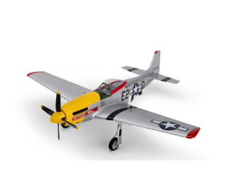 UMX P-51D Mustang "Detroit Miss" BNF Basic con AS3X y SAFE Select