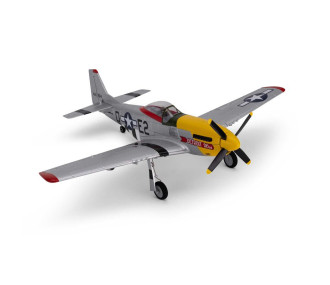 Avion UMX P-51D Mustang “Detroit Miss” BNF Basic avec AS3X et SAFE Select