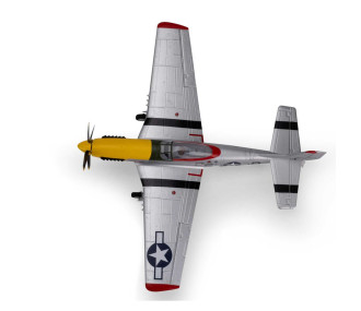 UMX P-51D Mustang "Detroit Miss" BNF Basic con AS3X y SAFE Select