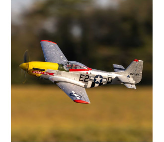 Avion UMX P-51D Mustang “Detroit Miss” BNF Basic avec AS3X et SAFE Select