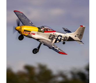 Avion UMX P-51D Mustang “Detroit Miss” BNF Basic avec AS3X et SAFE Select