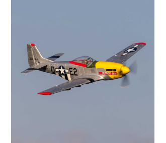 Avion UMX P-51D Mustang “Detroit Miss” BNF Basic avec AS3X et SAFE Select