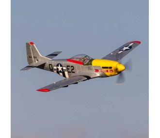 UMX P-51D Mustang "Detroit Miss" BNF Basic con AS3X e selezione SAFE