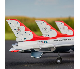 Jet F-16 Thunderbirds 70mm EDF Jet BNF Basic con AS3X e SAFE Select