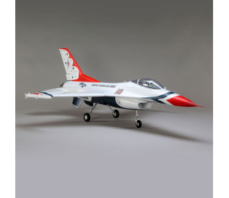 Jet F-16 Thunderbirds 70mm EDF Jet BNF Basic con AS3X y SAFE Select