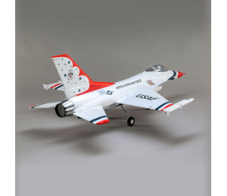 Jet F-16 Thunderbirds 70mm EDF Jet BNF Basic con AS3X e SAFE Select