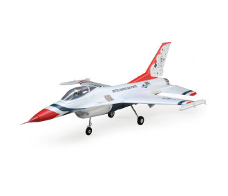 Jet F-16 Thunderbirds 70mm EDF Jet BNF Basic con AS3X y SAFE Select