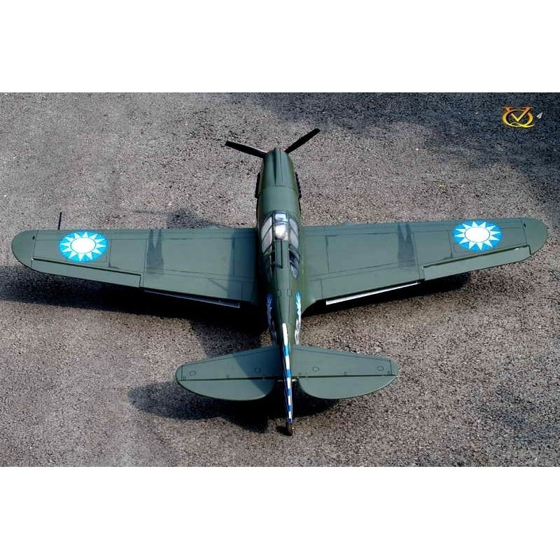 VQ Model P-40 Kitty Hawk 1.57m "declassified" aircraft