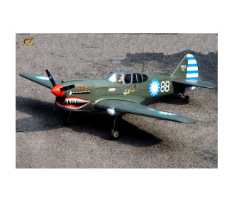 VQ Model P-40 Kitty Hawk 1.57m "declassified" aircraft