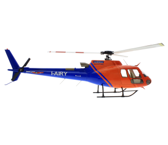 fuselage Helicoptere - taille 470 - AS350  nouvelle peinture version Kit