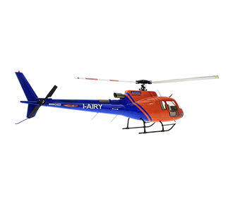 fuselage Helicoptere - taille 470 - AS350  nouvelle peinture version Kit